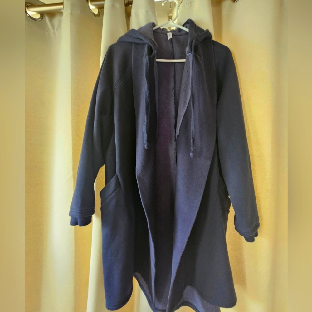 Large Navy Fabletics Coat
